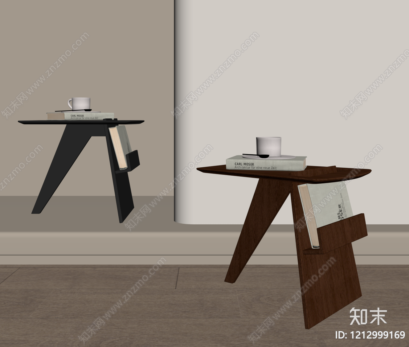 现代简约边几SU模型下载【ID:1212999169】