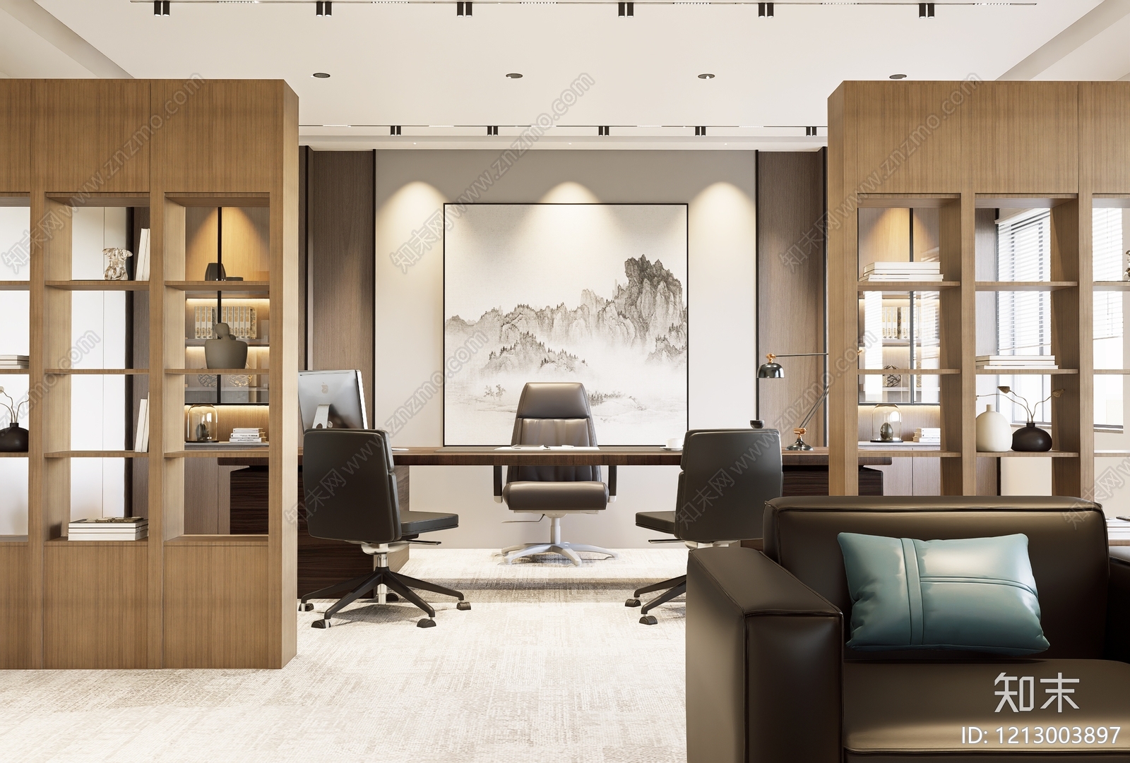 新中式办公室下载【ID:1213003897】