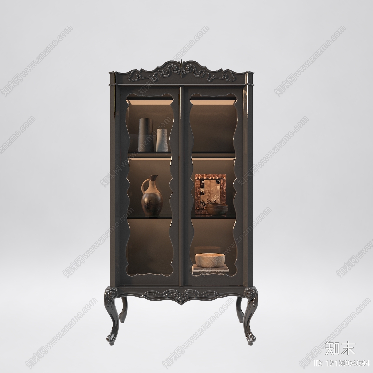 新古典酒柜3D模型下载【ID:1213004094】