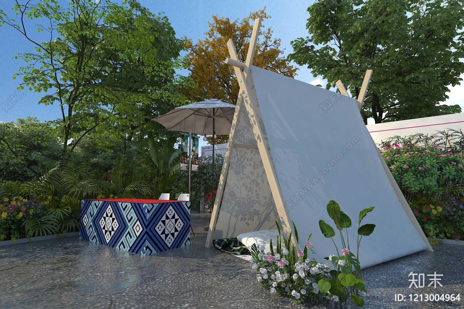 北欧房车营地3D模型下载【ID:1213004964】