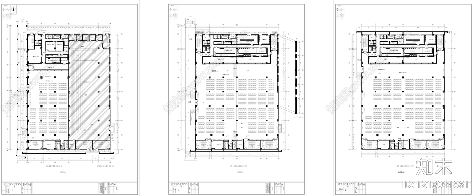 现代公共建筑施工图下载【ID:1213011861】