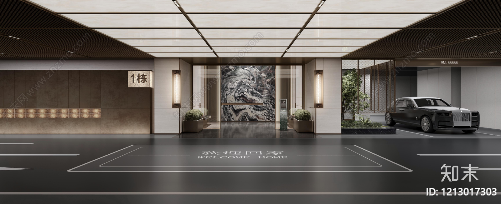 现代住宅公区下载【ID:1213017303】