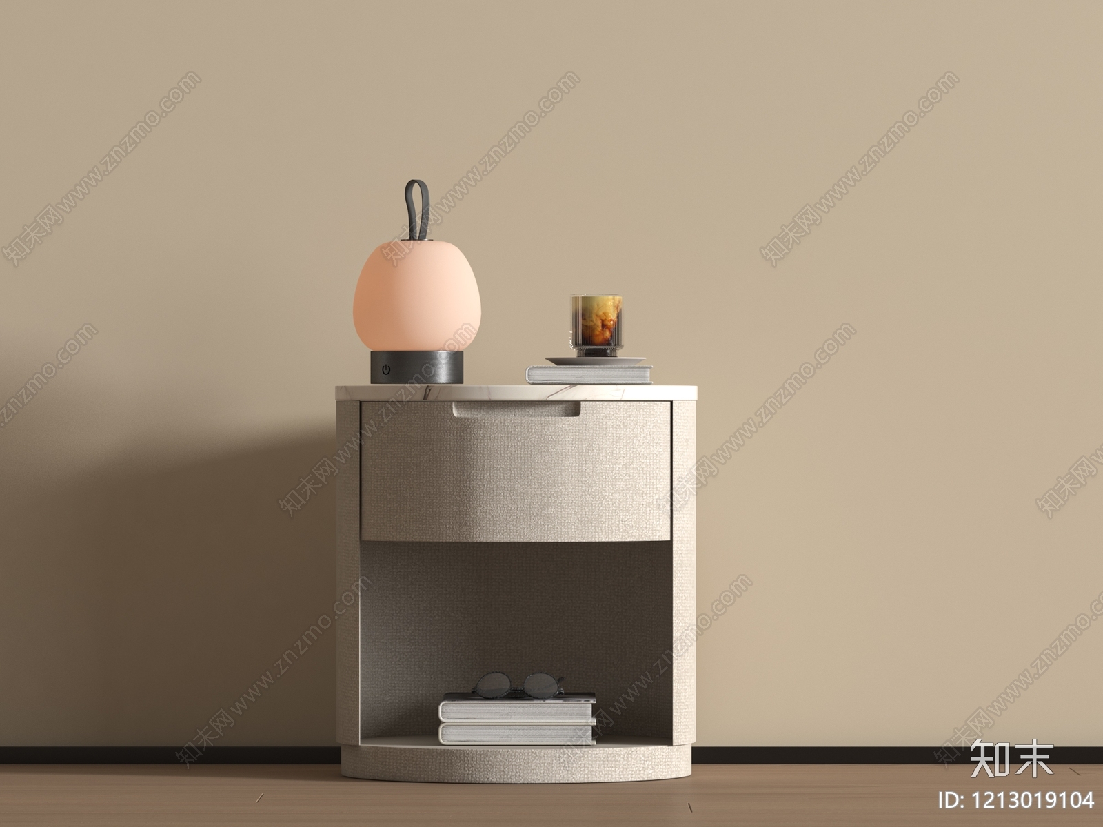 现代简约床头柜3D模型下载【ID:1213019104】