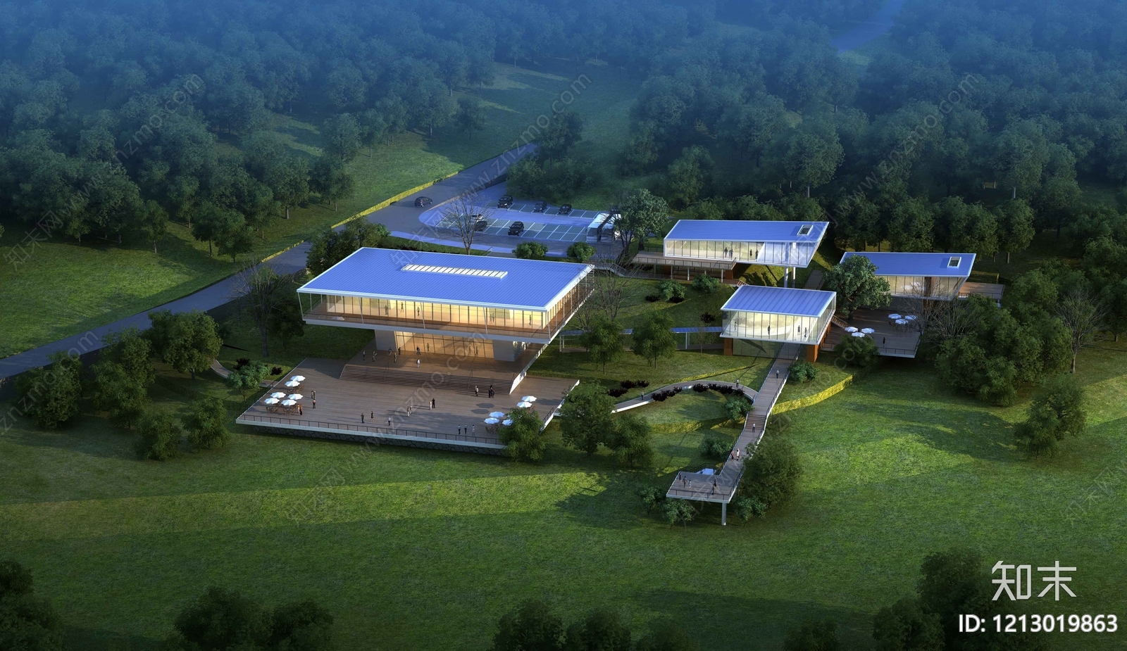 现代其他公共建筑cad施工图下载【ID:1213019863】