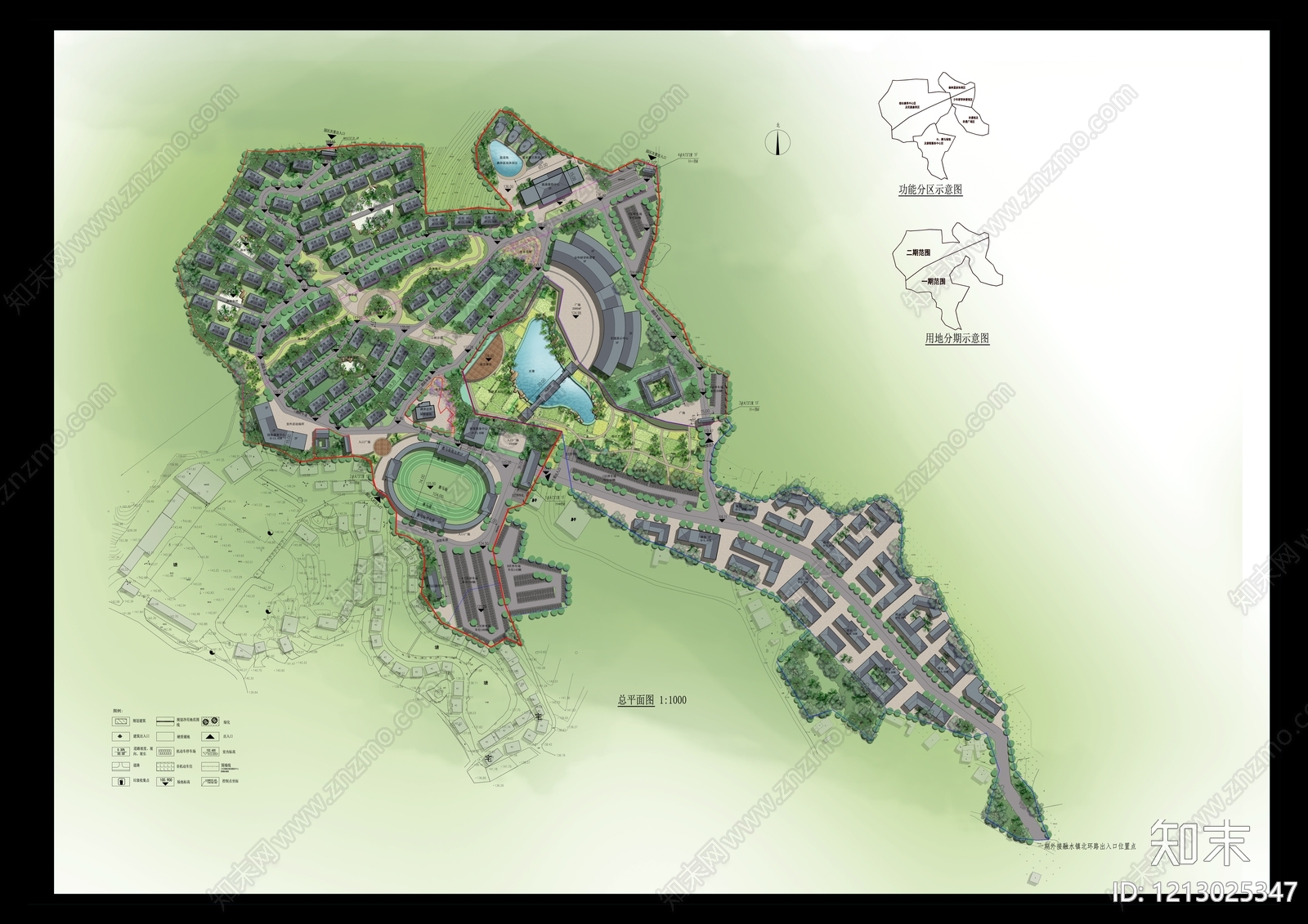 新中式民宿建筑施工图下载【ID:1213025347】