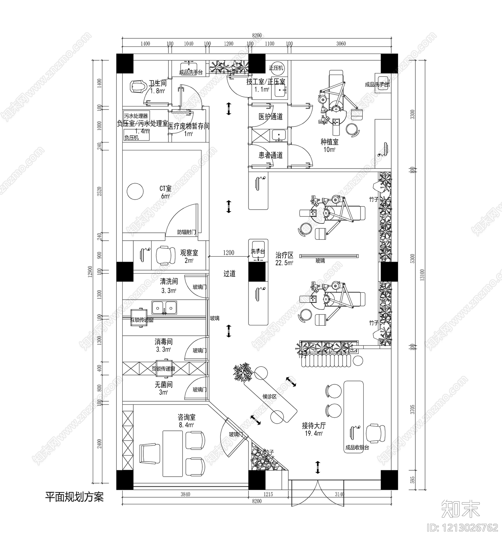 现代医院施工图下载【ID:1213026762】