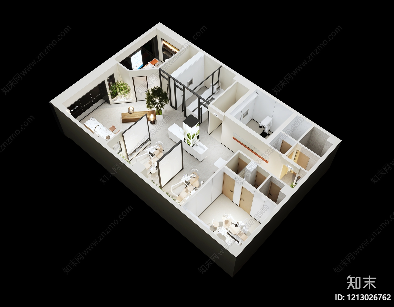 现代医院cad施工图下载【ID:1213026762】