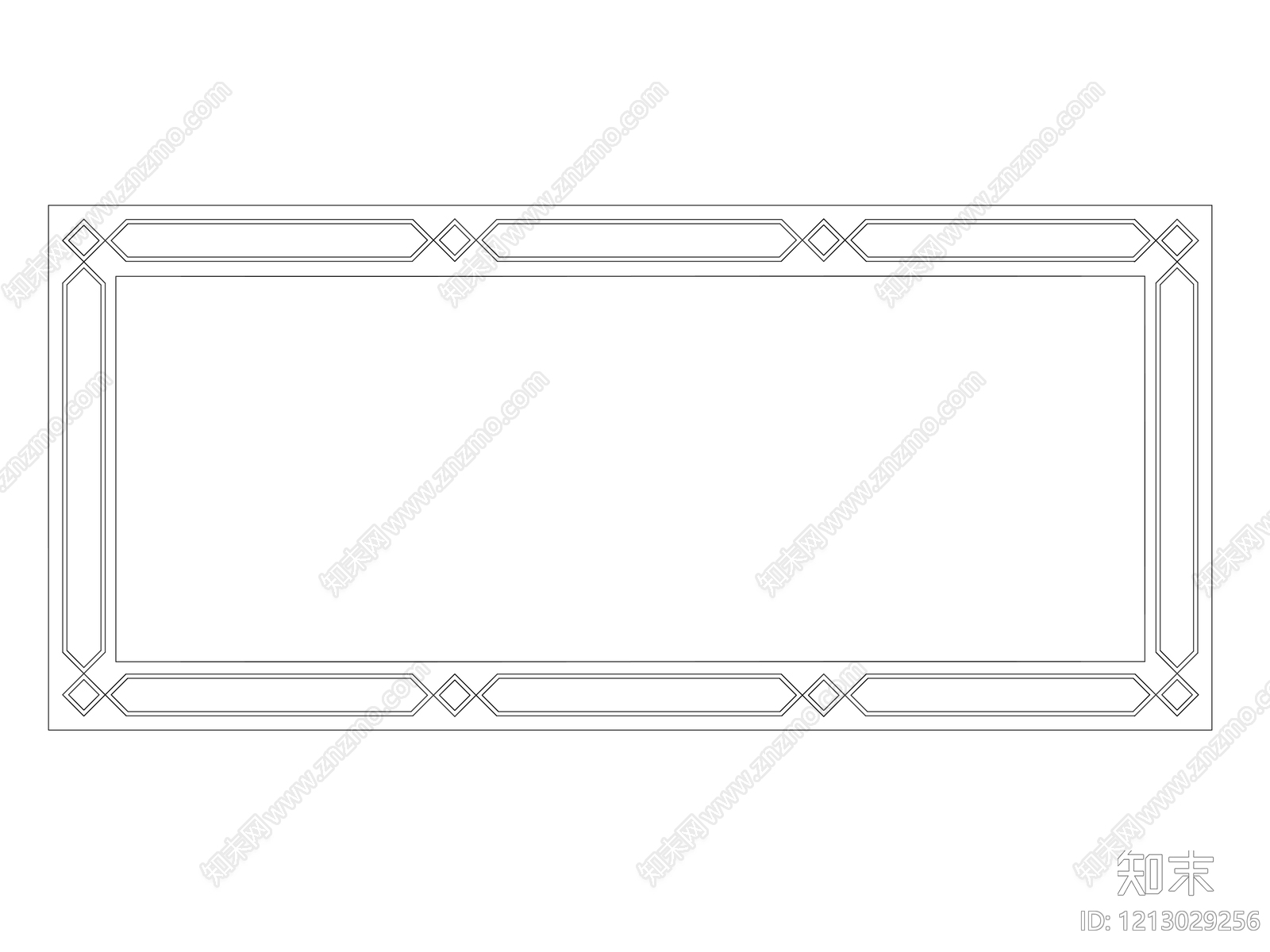 新中式图框施工图下载【ID:1213029256】