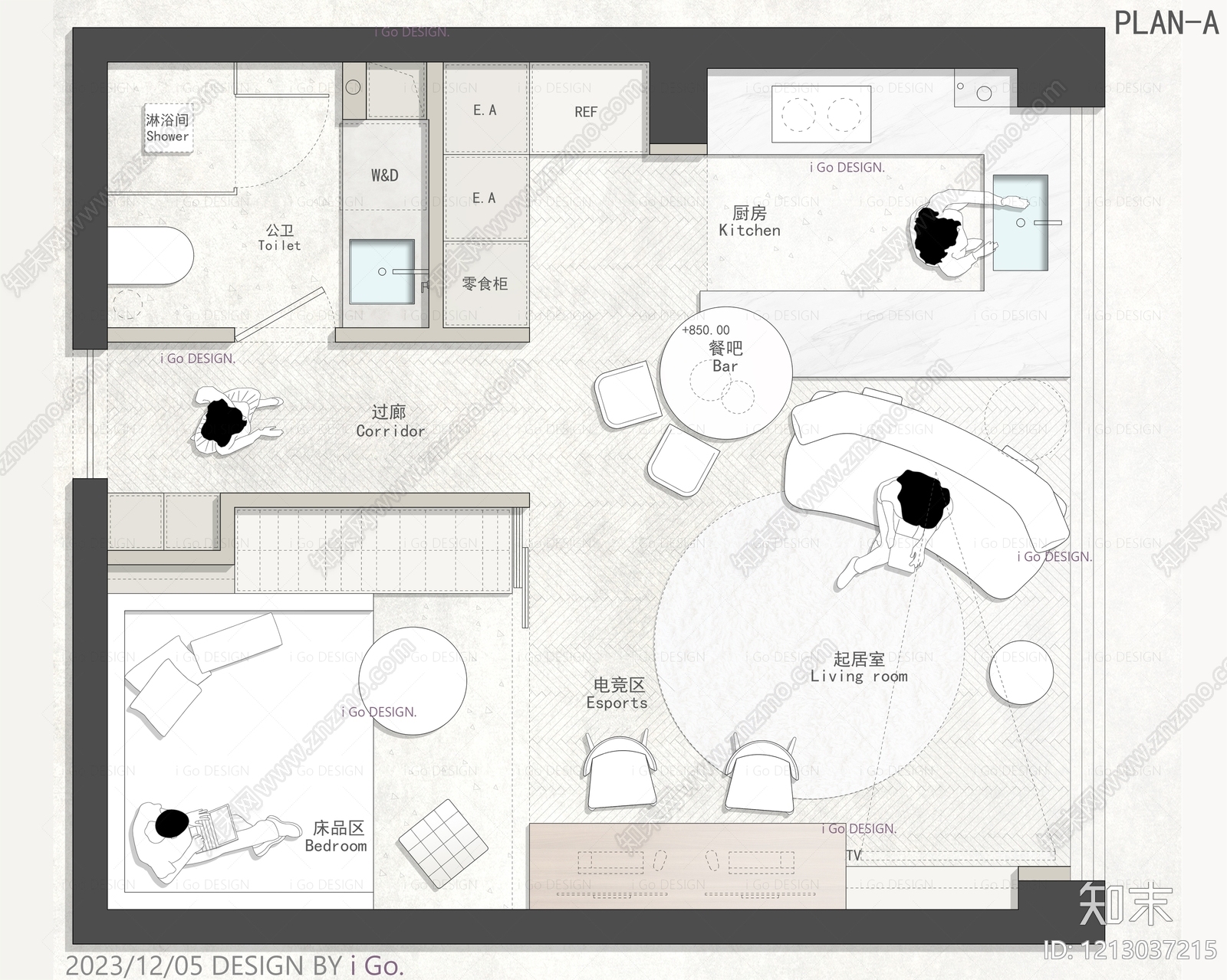 单身公寓施工图下载【ID:1213037215】