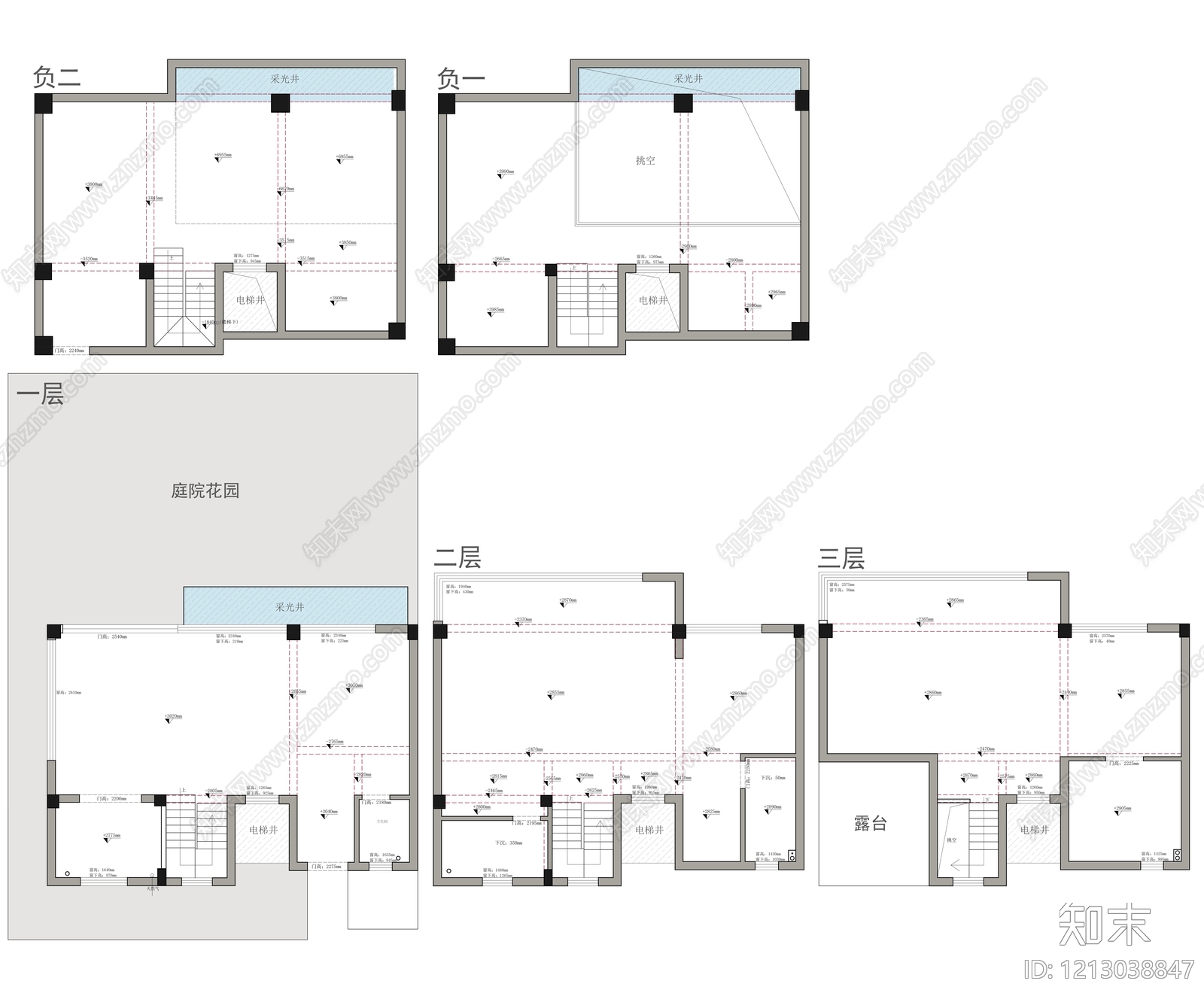 别墅cad施工图下载【ID:1213038847】