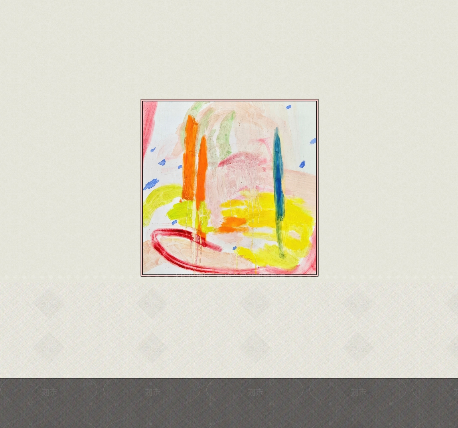 现代挂画SU模型下载【ID:1213045467】