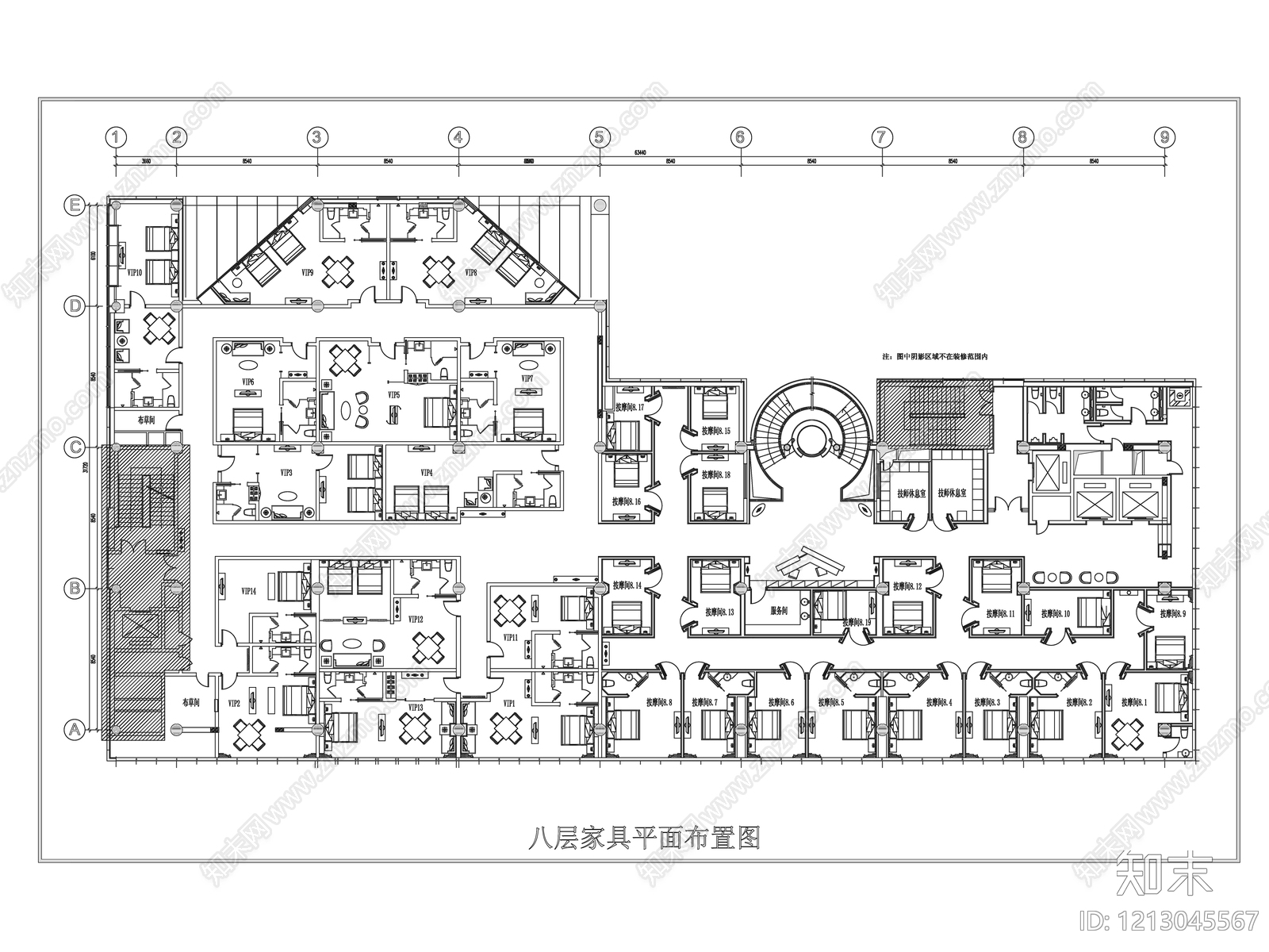 工装平面图施工图下载【ID:1213045567】