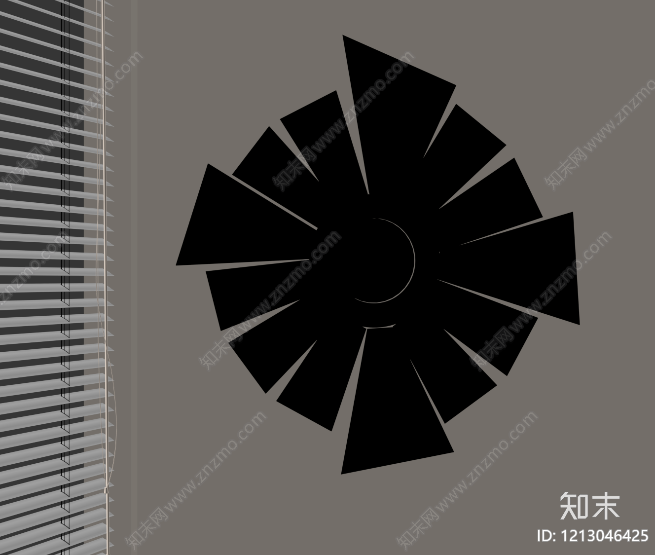 现代简约钟表SU模型下载【ID:1213046425】
