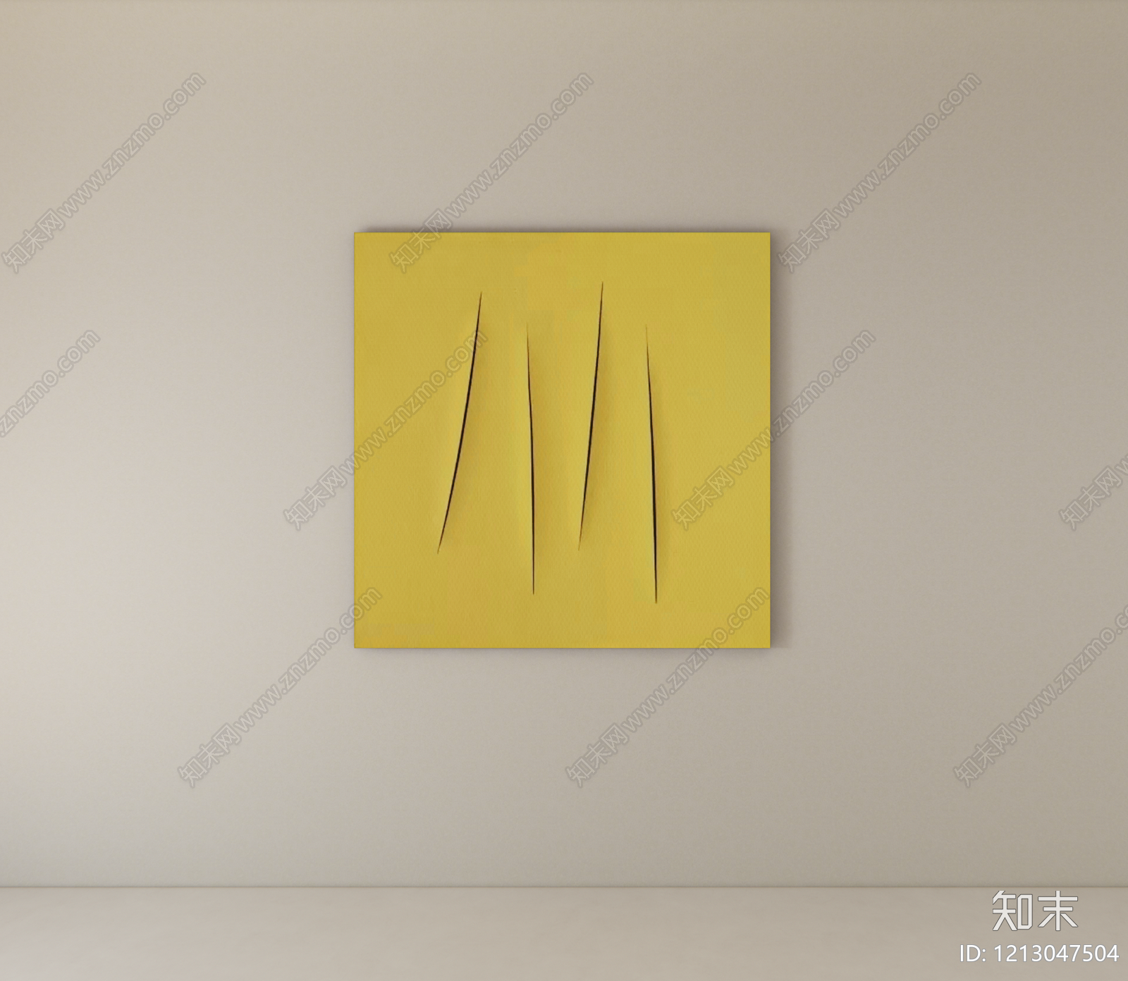 极简挂画SU模型下载【ID:1213047504】
