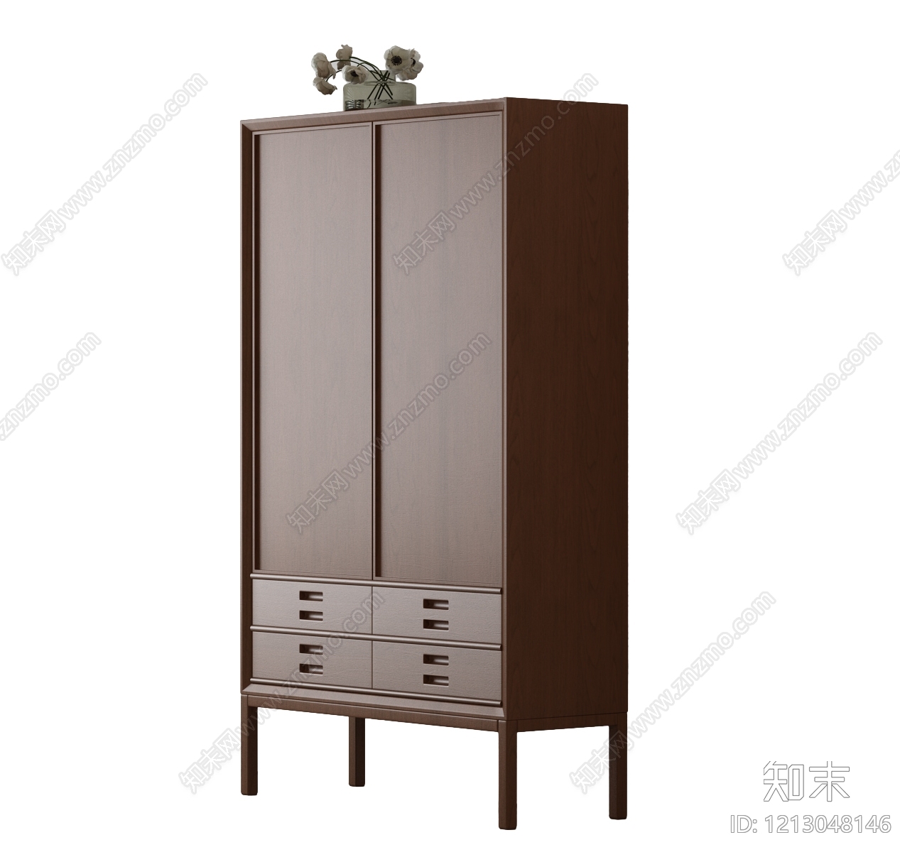 中古风衣柜SU模型下载【ID:1213048146】