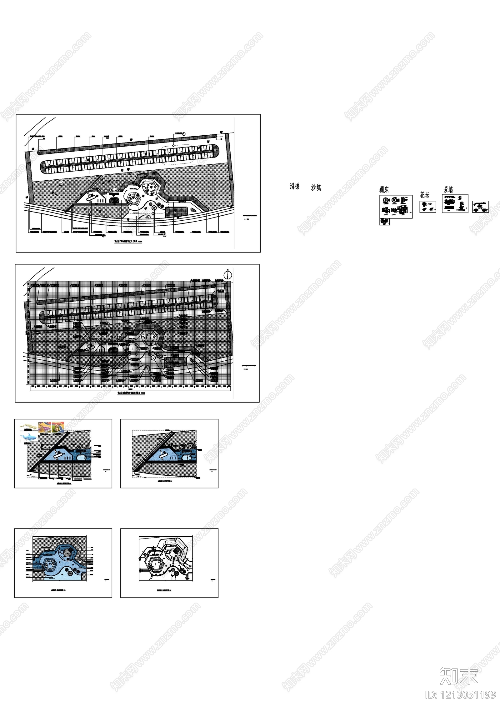 儿童公园cad施工图下载【ID:1213051199】