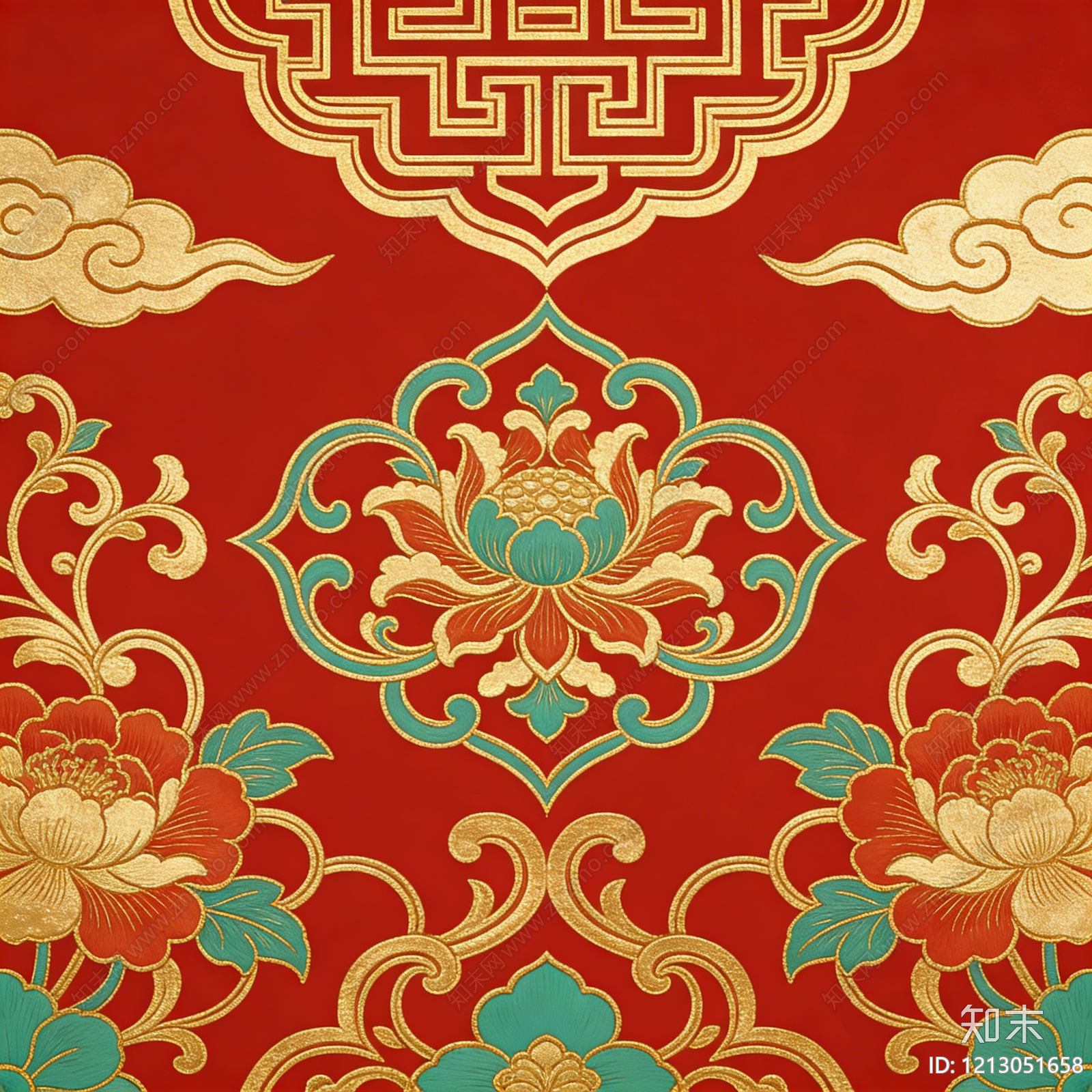 新中式中式传统纹样贴图下载【ID:1213051658】