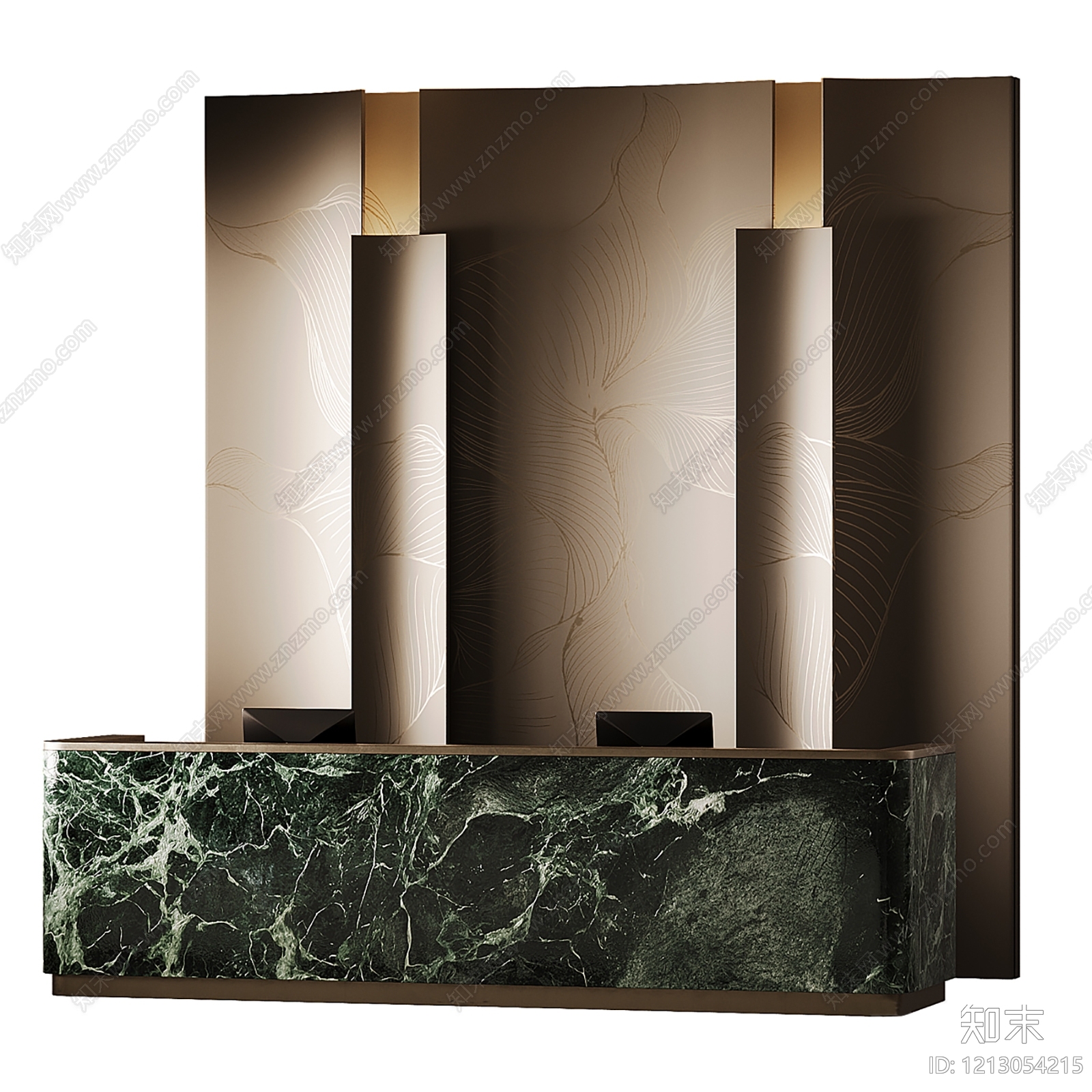 意式轻奢前台SU模型下载【ID:1213054215】