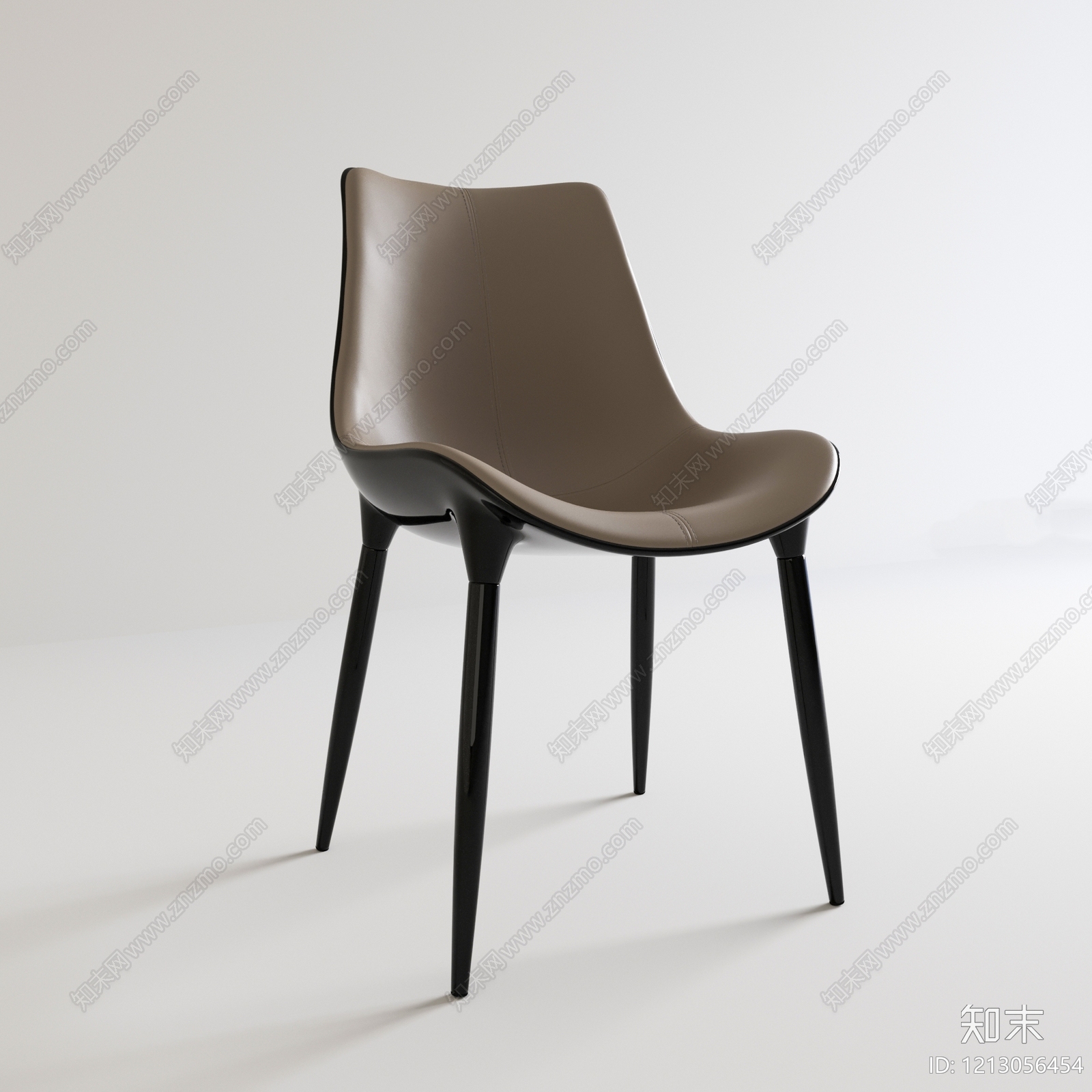 现代简约餐椅3D模型下载【ID:1213056454】