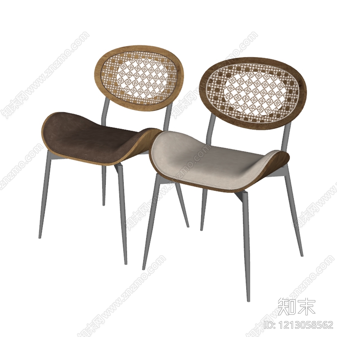中古风餐椅SU模型下载【ID:1213058562】