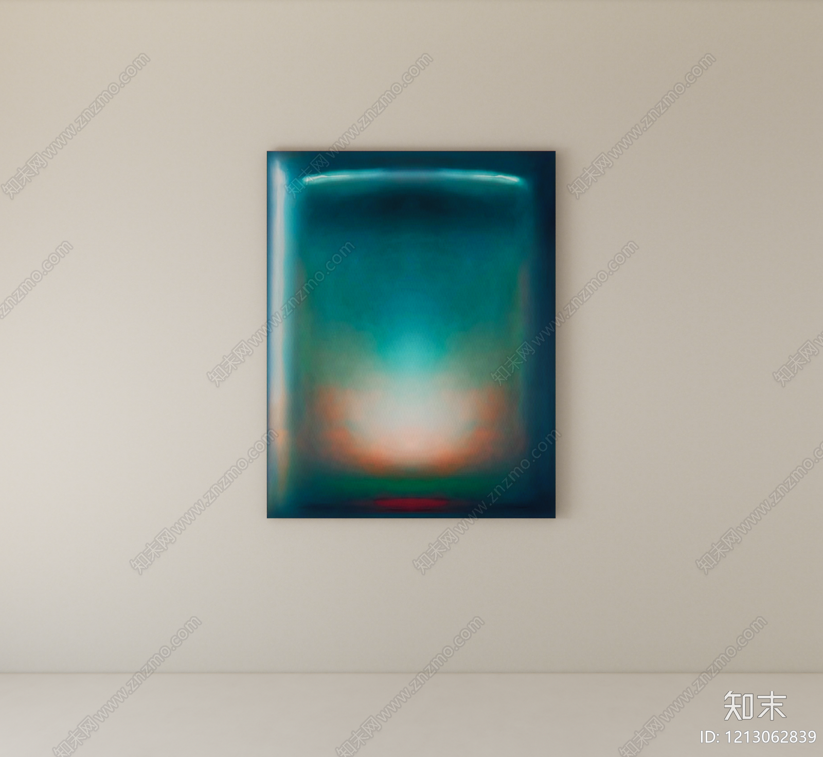 极简挂画SU模型下载【ID:1213062839】