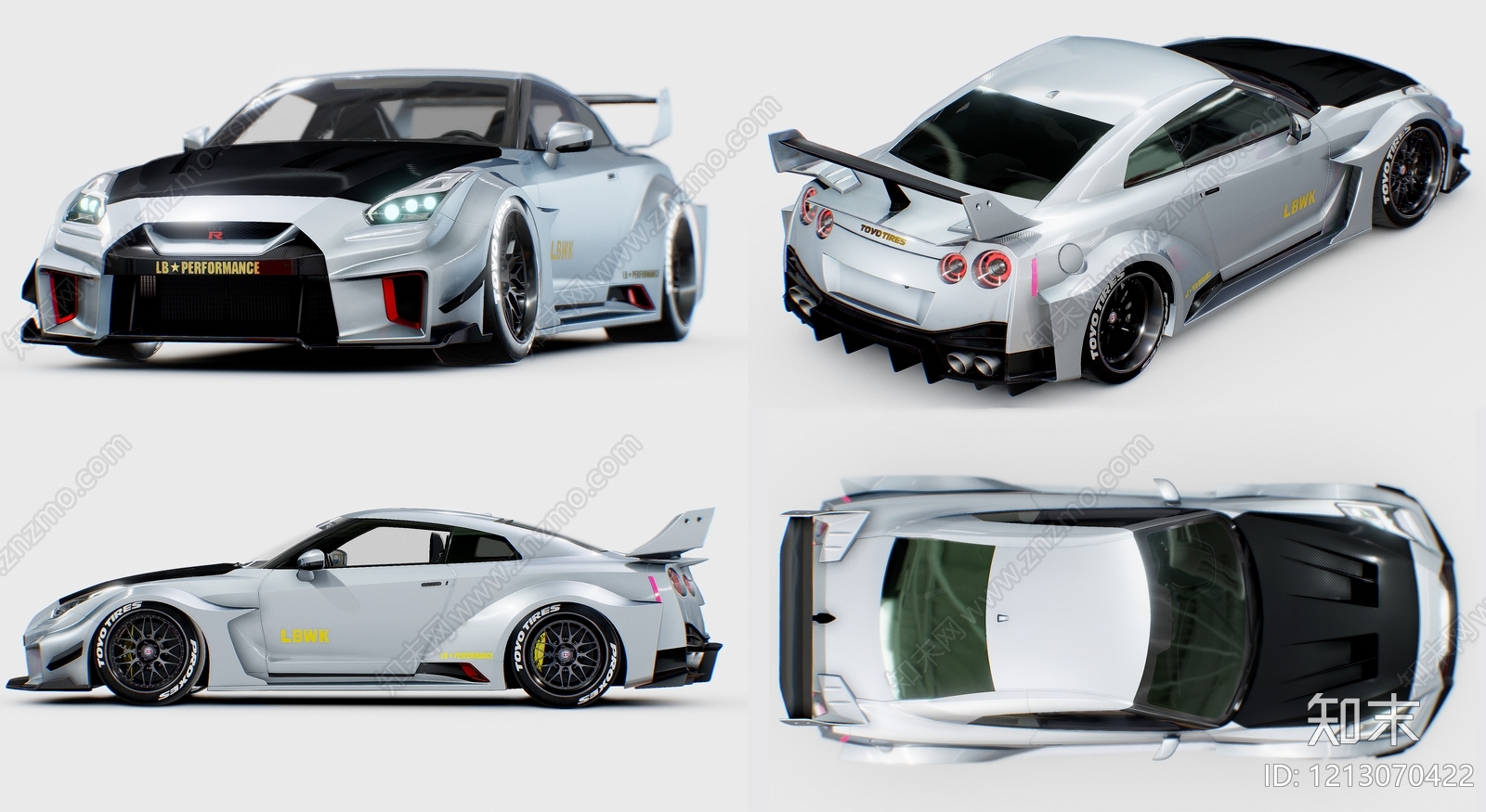 改装赛车风汽车SU模型下载【ID:1213070422】