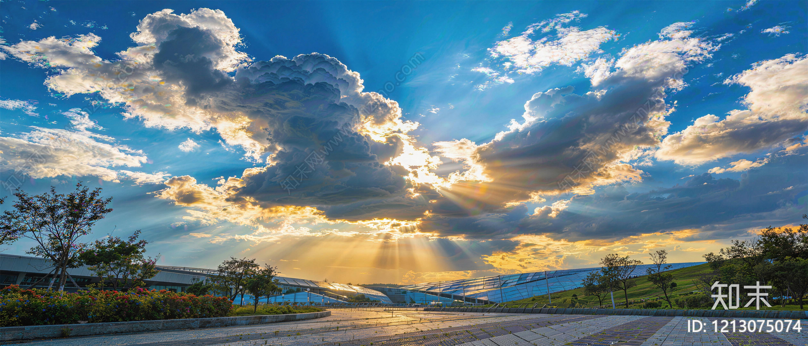 现代天空HDR贴图下载【ID:1213075074】