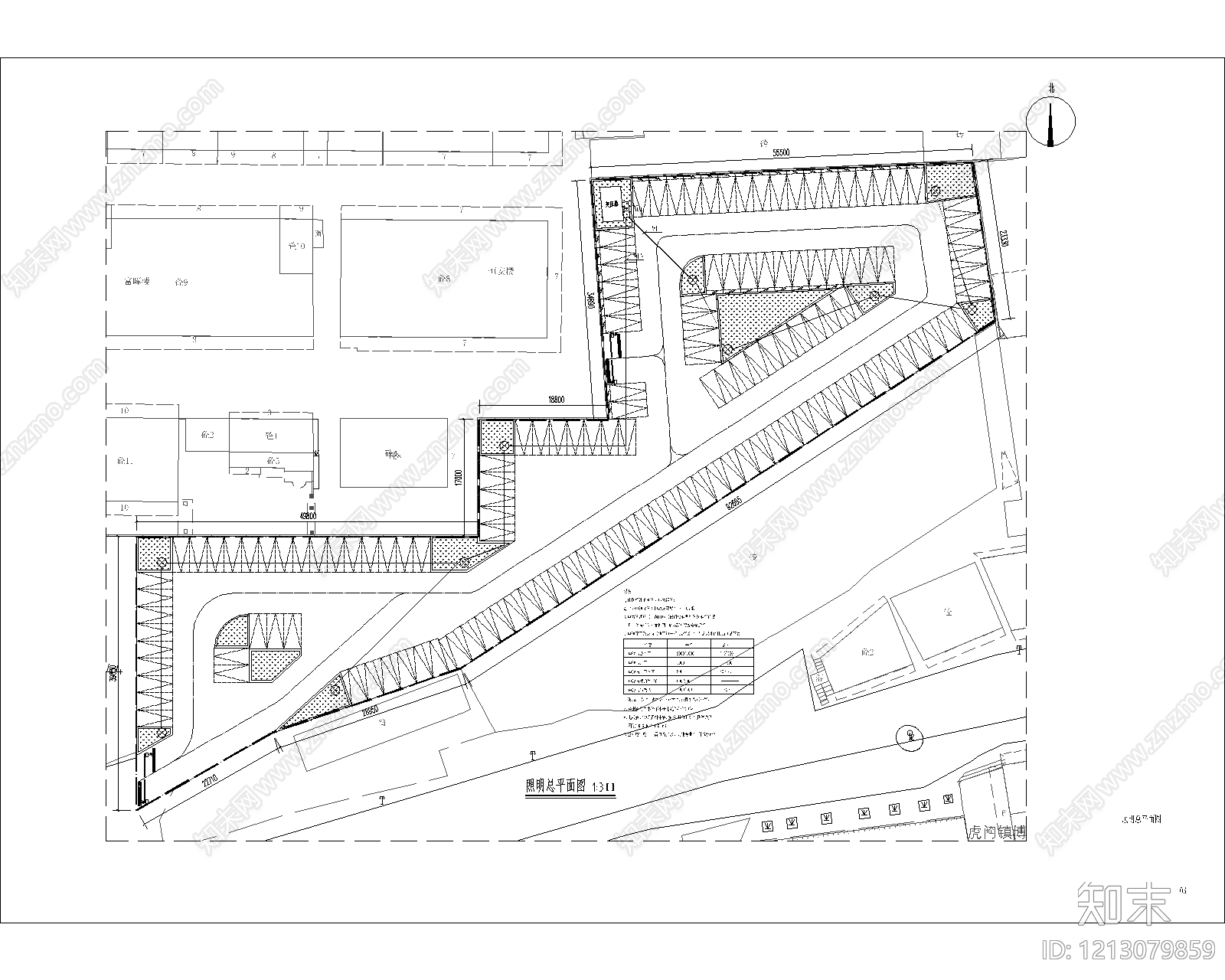 现代其他景观cad施工图下载【ID:1213079859】