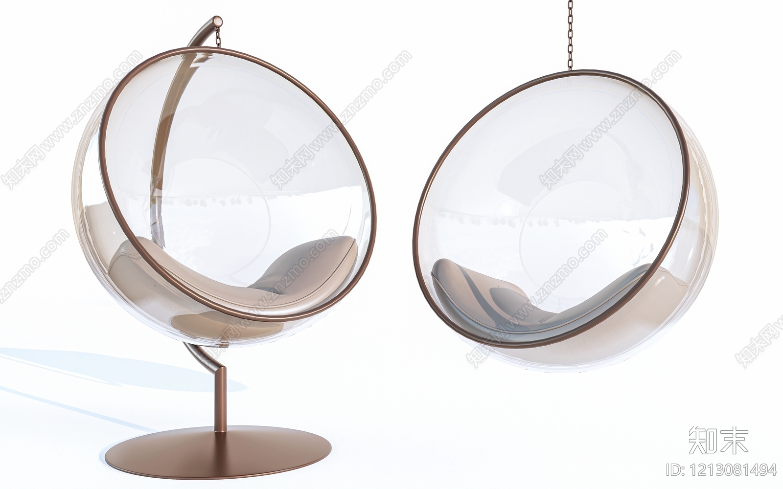 现代简约吊椅SU模型下载【ID:1213081494】