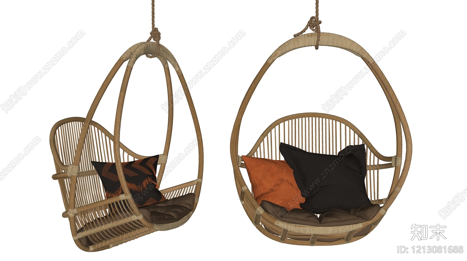 中古风吊椅SU模型下载【ID:1213081688】