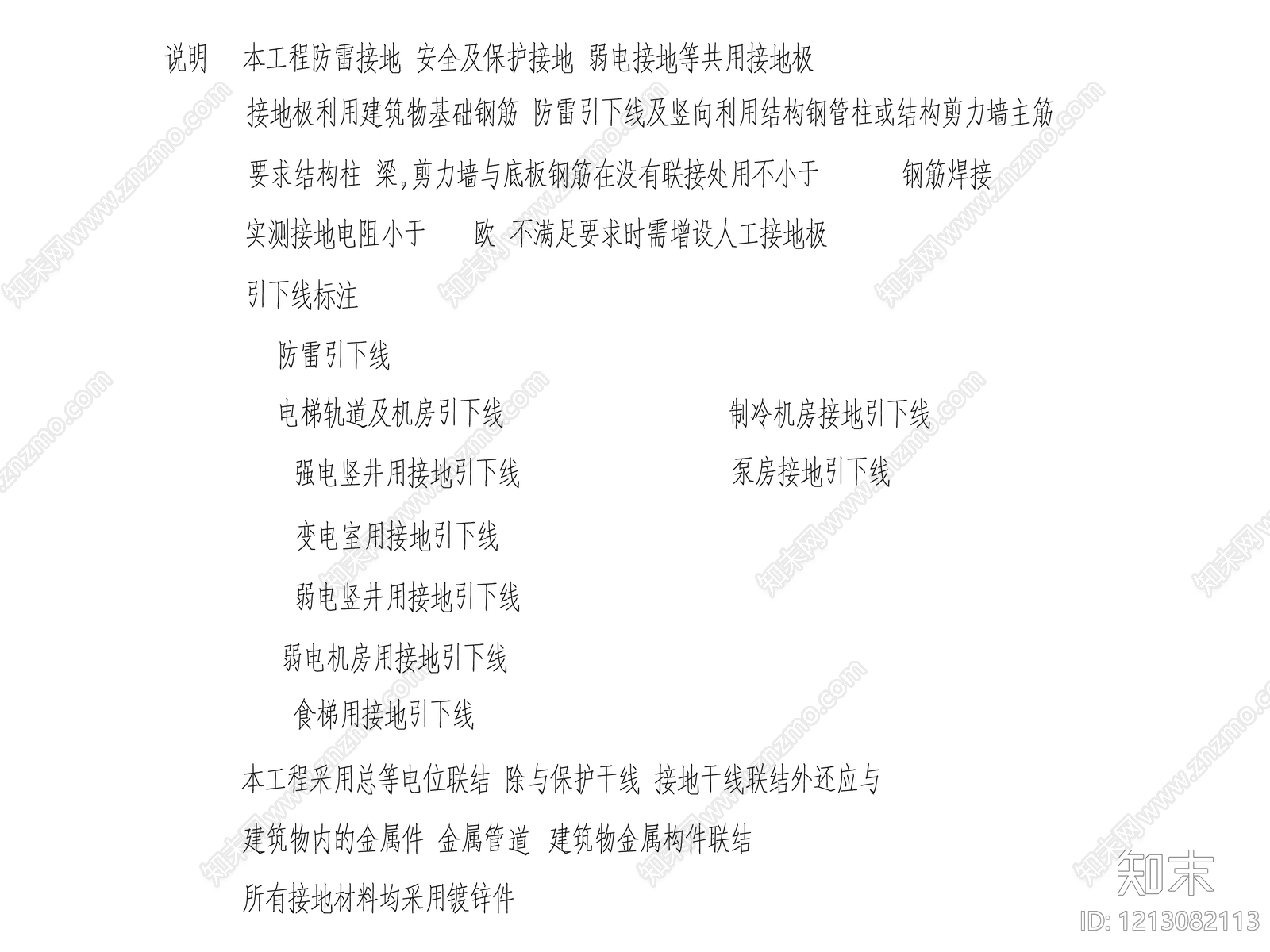 现代设计说明CAD图纸