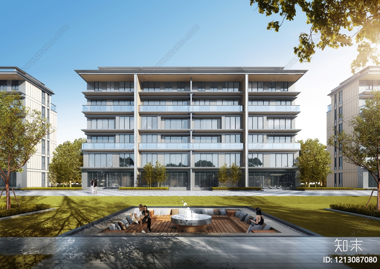 现代低层住宅施工图下载【ID:1213087080】