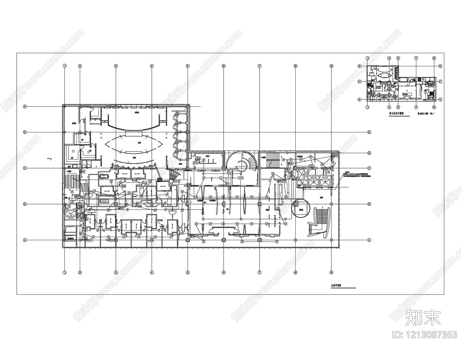 电气图cad施工图下载【ID:1213087363】