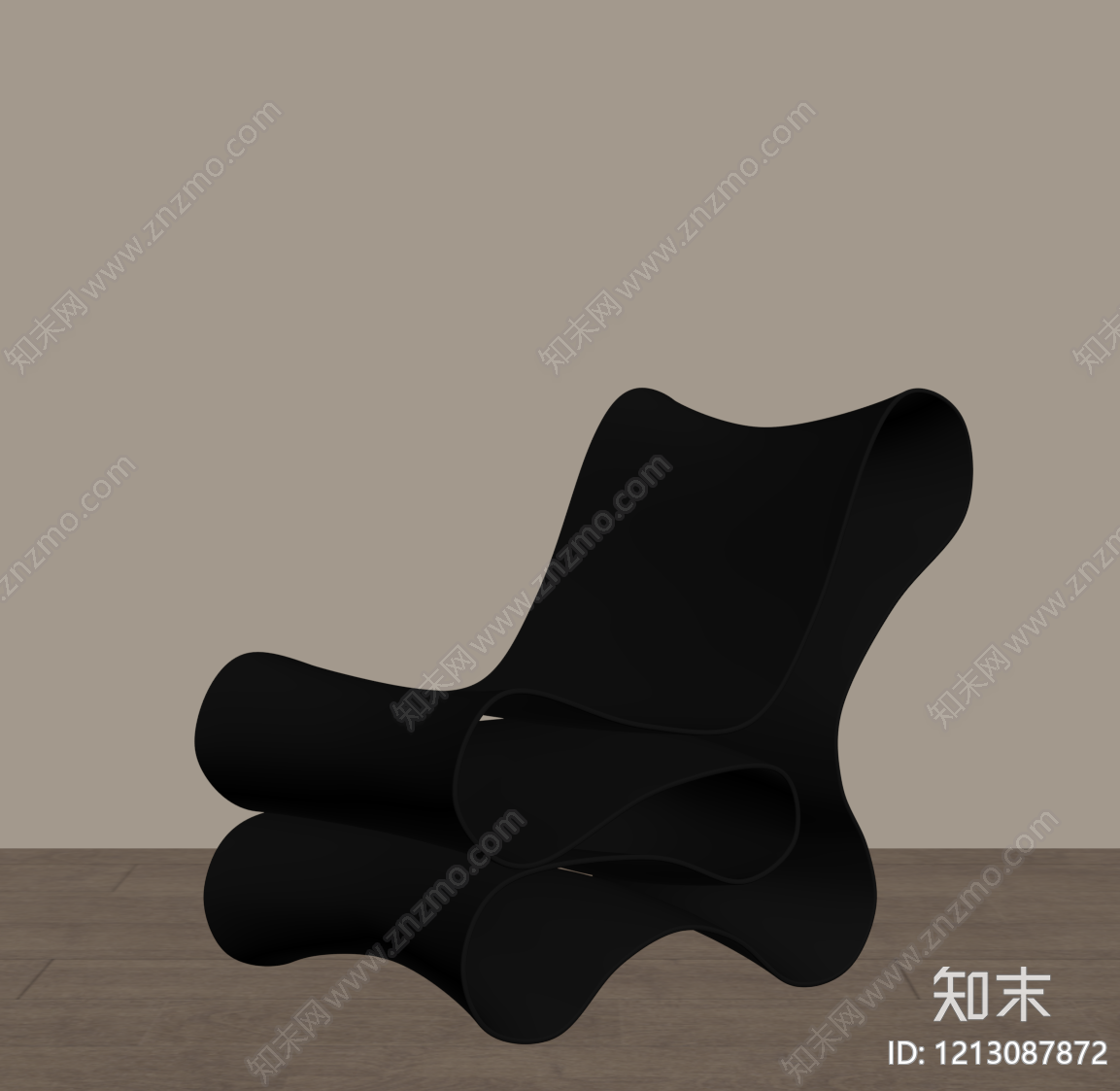 极简躺椅SU模型下载【ID:1213087872】