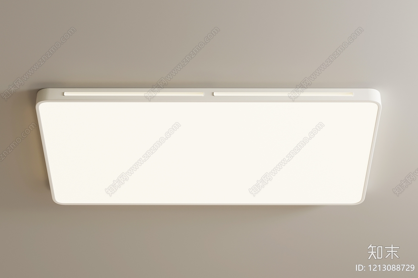 现代简约客厅吸顶灯3D模型下载【ID:1213088729】