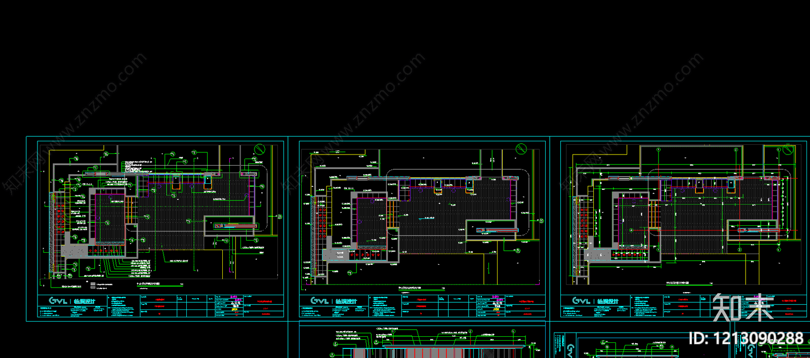 现代轻奢庭院cad施工图下载【ID:1213090288】