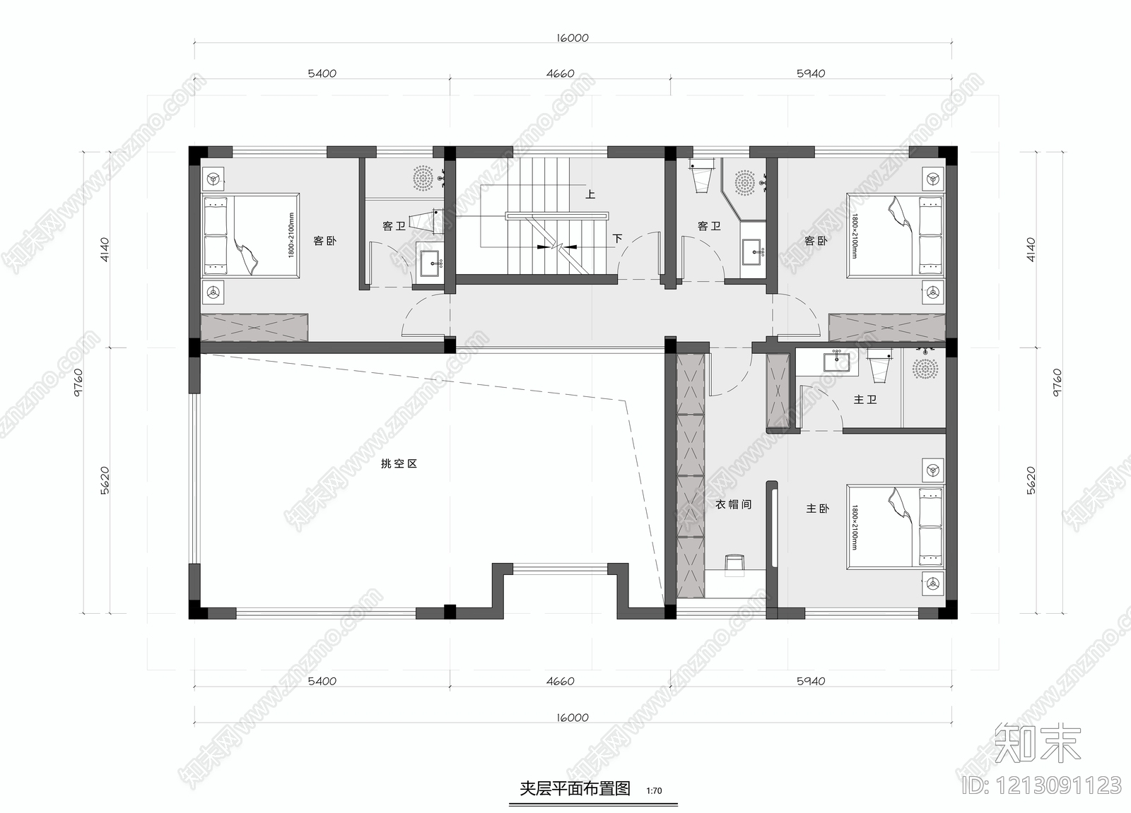 多层住宅cad施工图下载【ID:1213091123】
