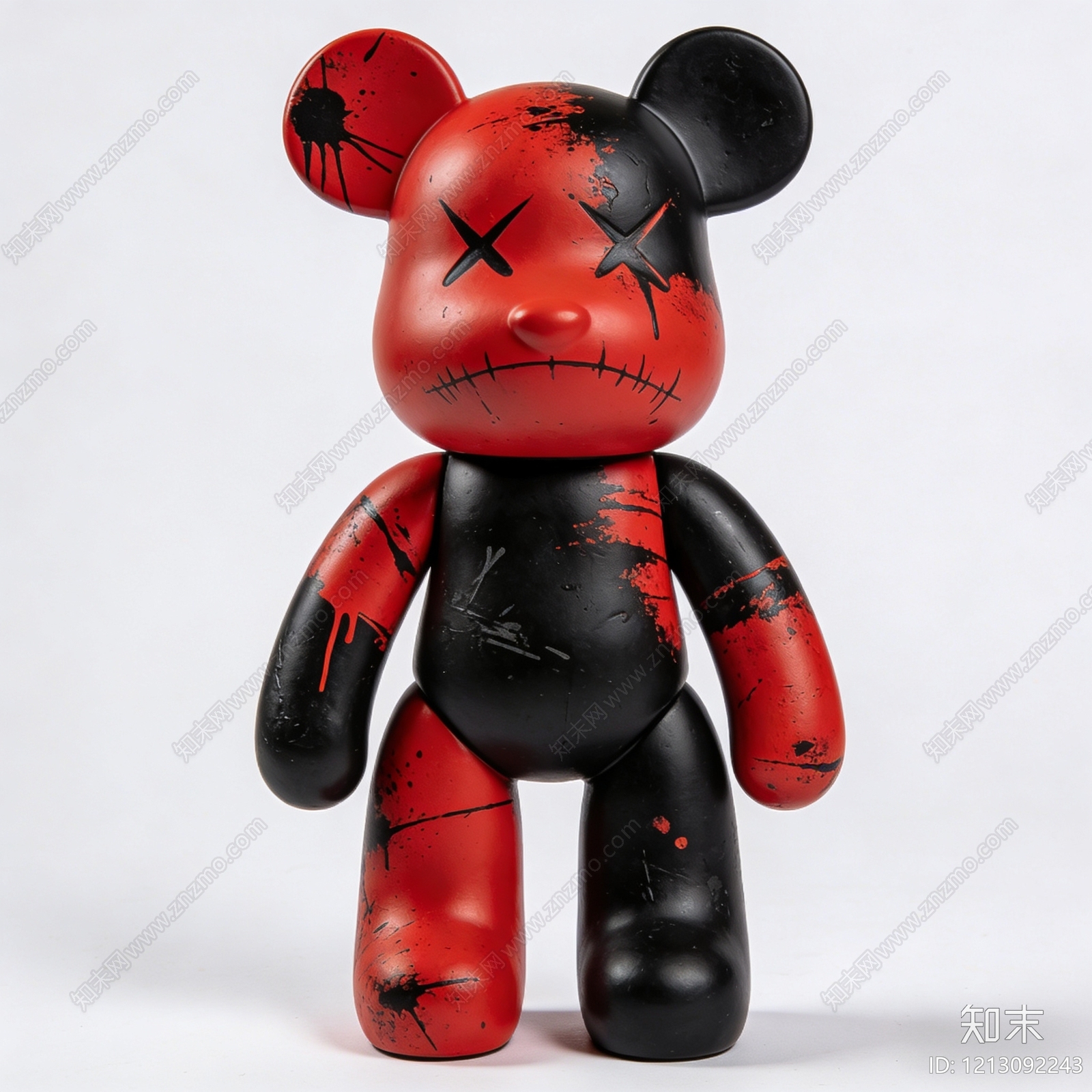 潮玩艺术雕塑摆件SU模型下载【ID:1213092243】