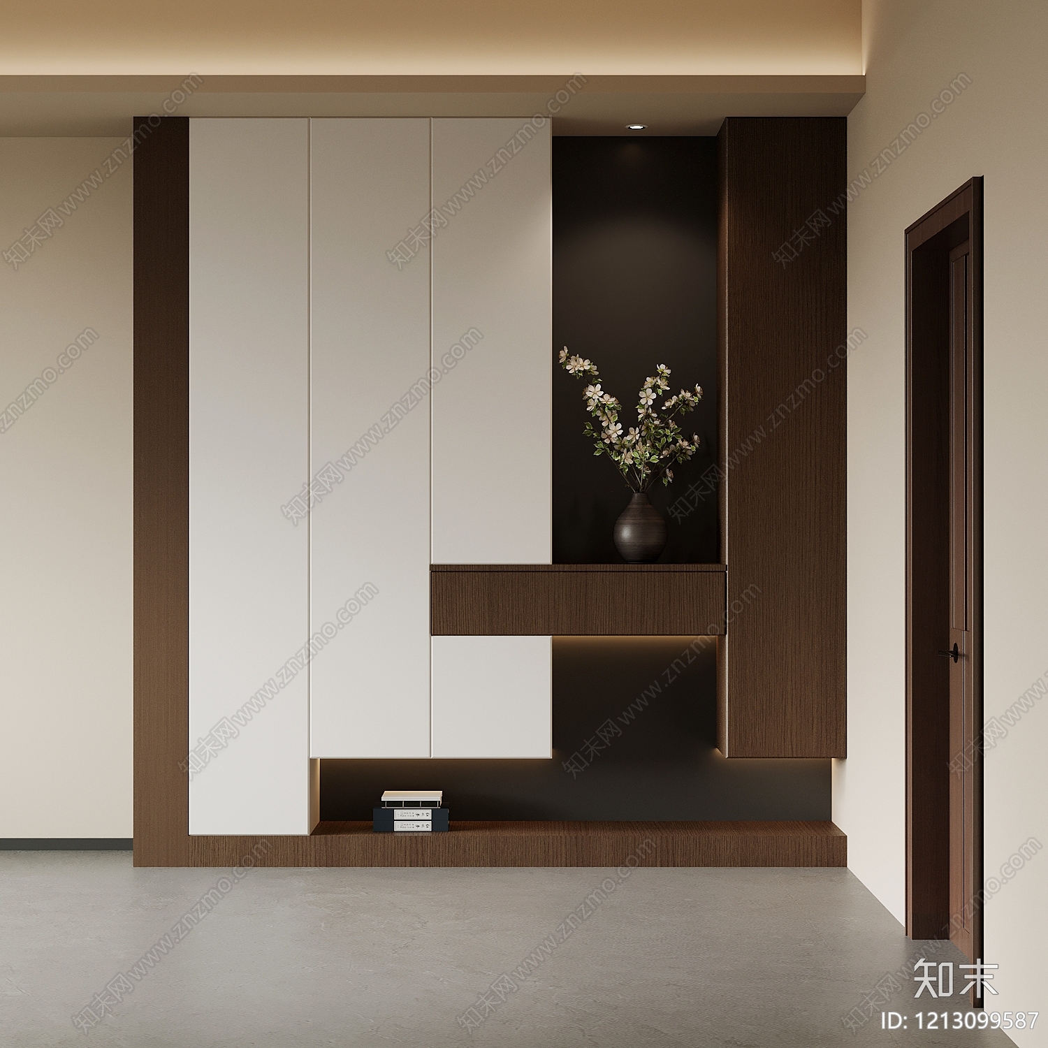 现代简约玄关SU模型下载【ID:1213099587】