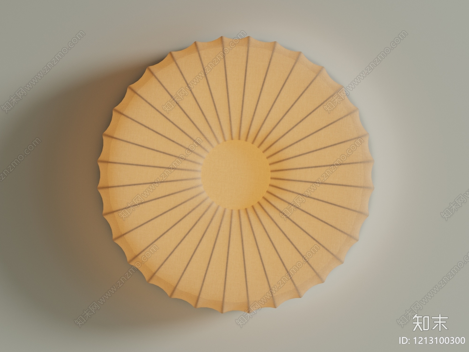 日式壁灯3D模型下载【ID:1213100300】