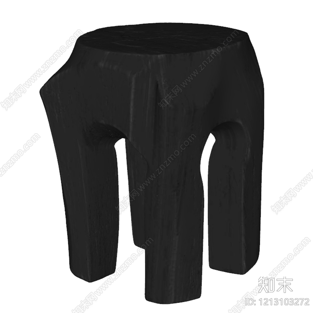 侘寂其他凳子SU模型下载【ID:1213103272】