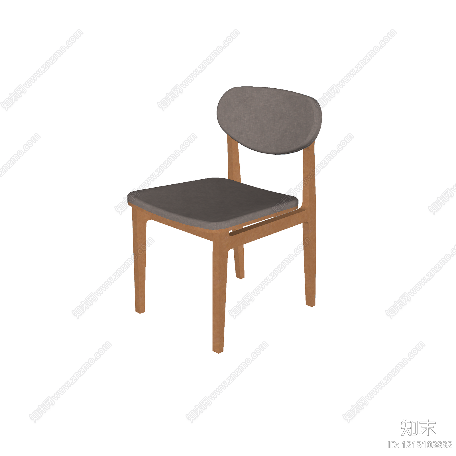 原木风餐椅SU模型下载【ID:1213103832】