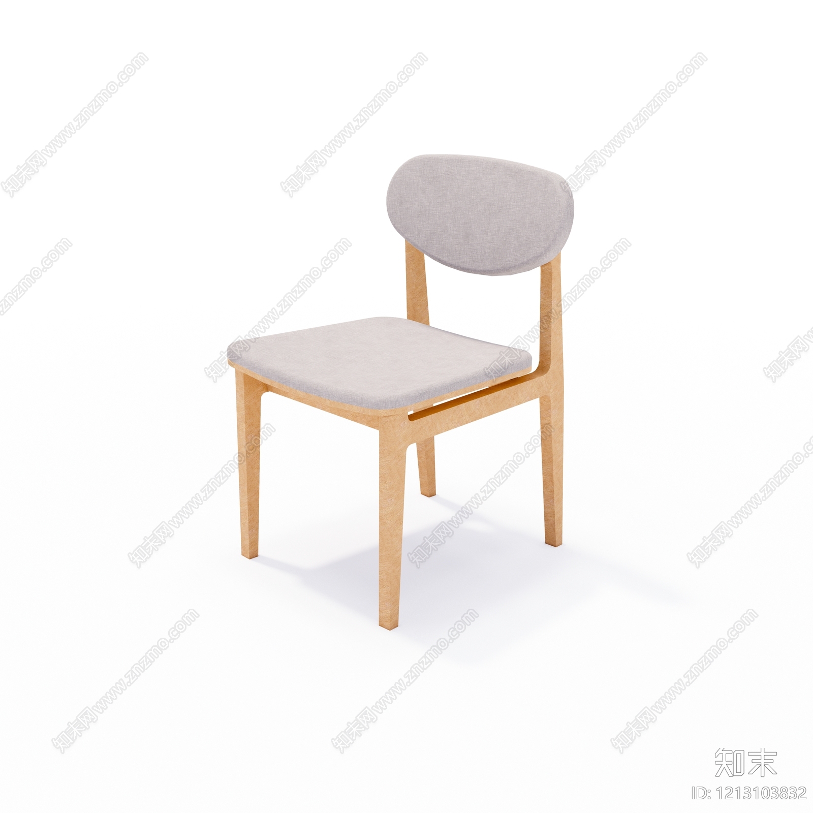 原木风餐椅SU模型下载【ID:1213103832】