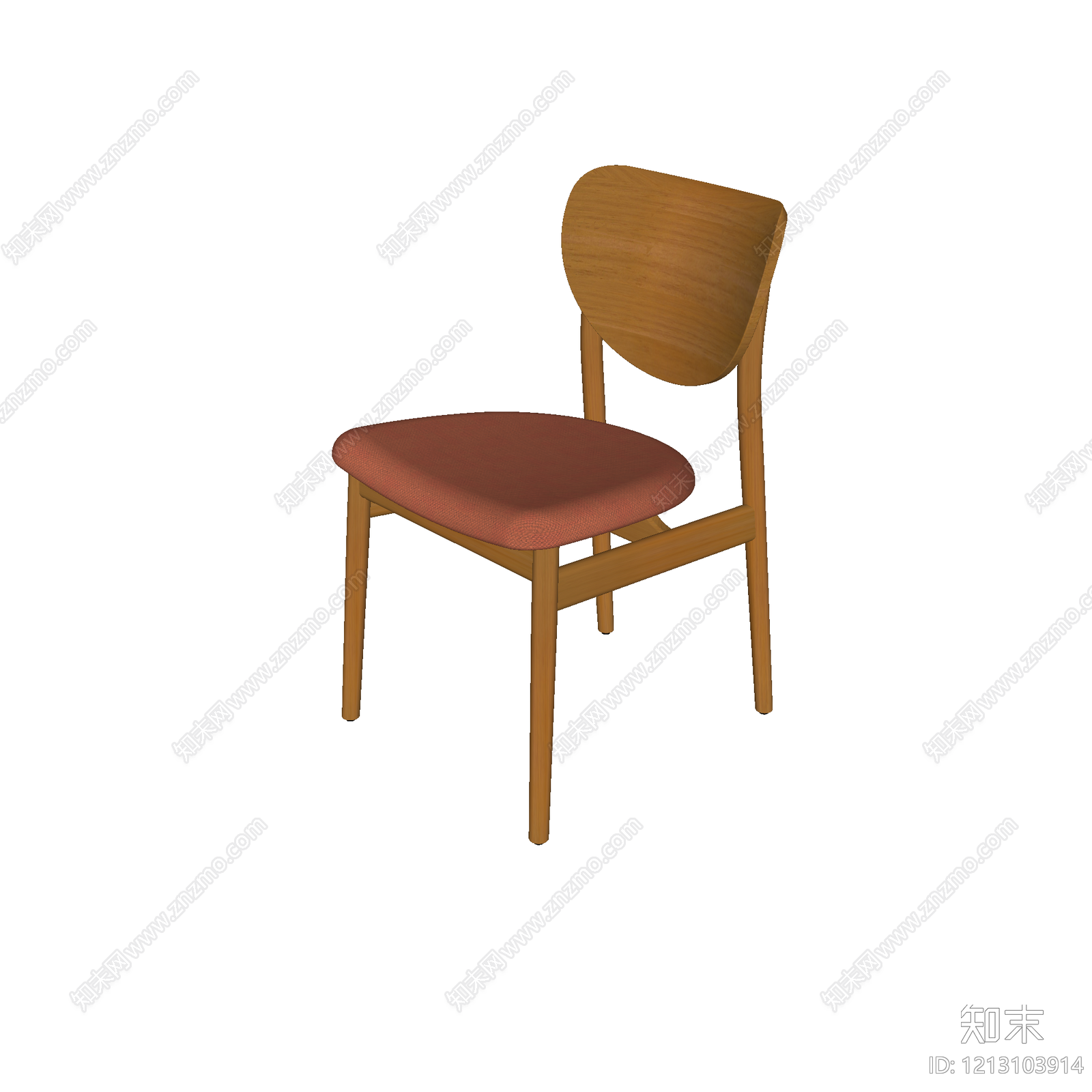 原木风餐椅SU模型下载【ID:1213103914】