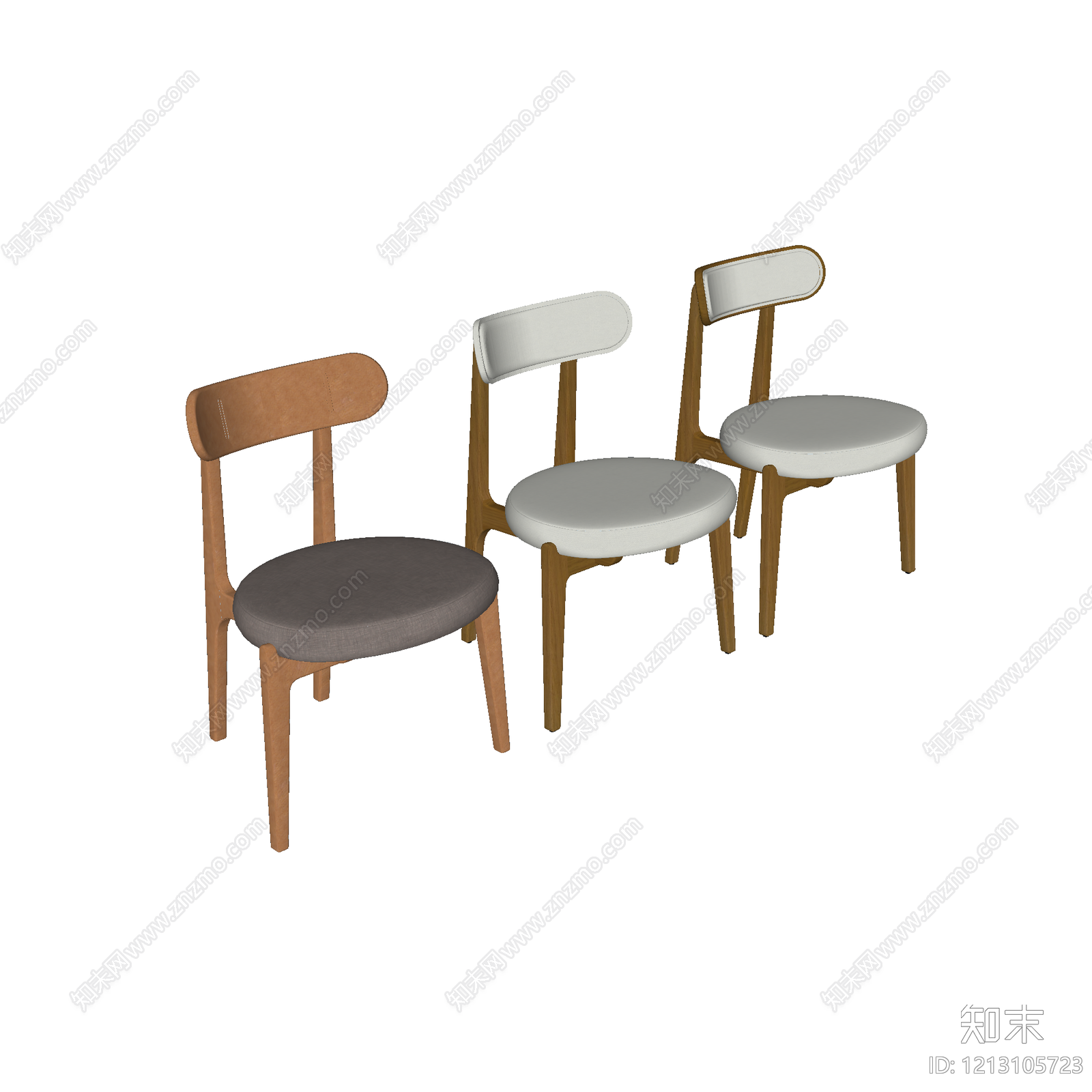 原木风餐椅SU模型下载【ID:1213105723】