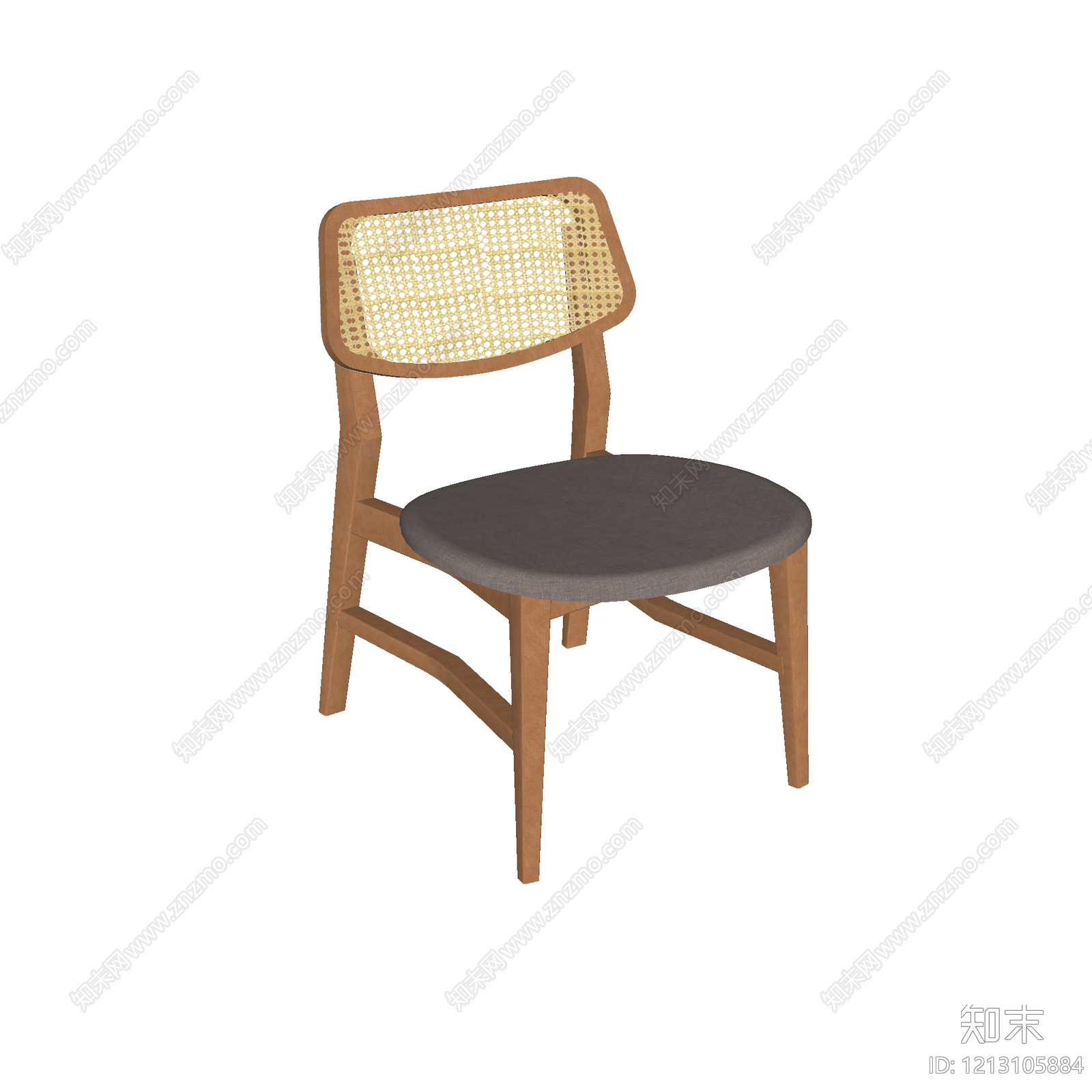 中古风餐椅SU模型下载【ID:1213105884】