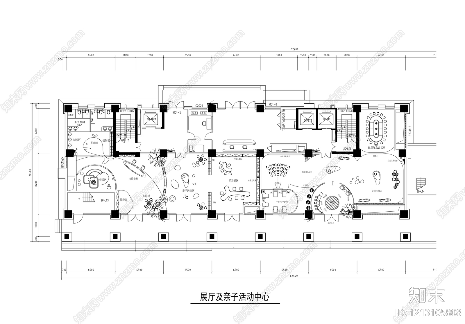 现代其他休闲娱乐空间cad施工图下载【ID:1213105808】