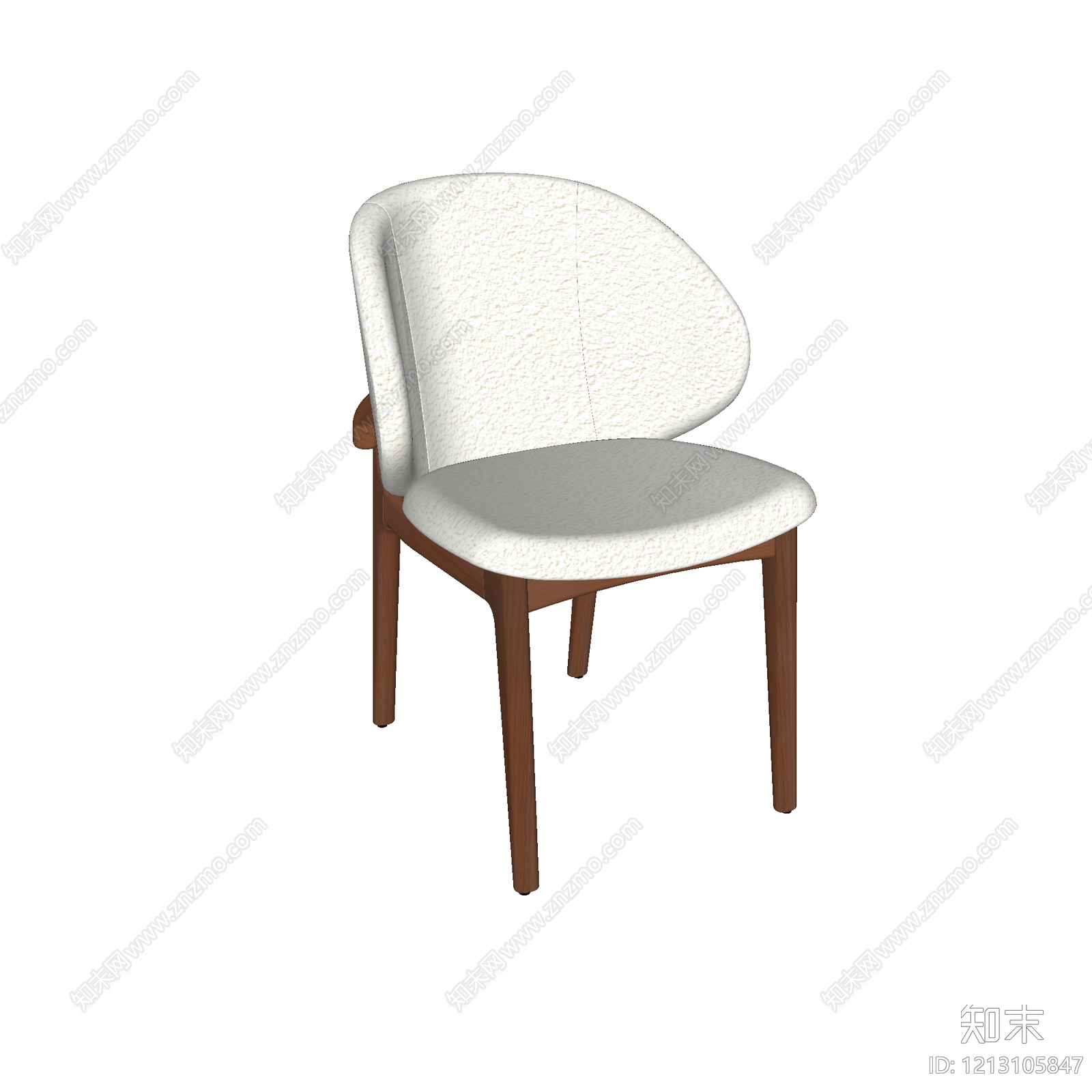 中古风餐椅SU模型下载【ID:1213105847】