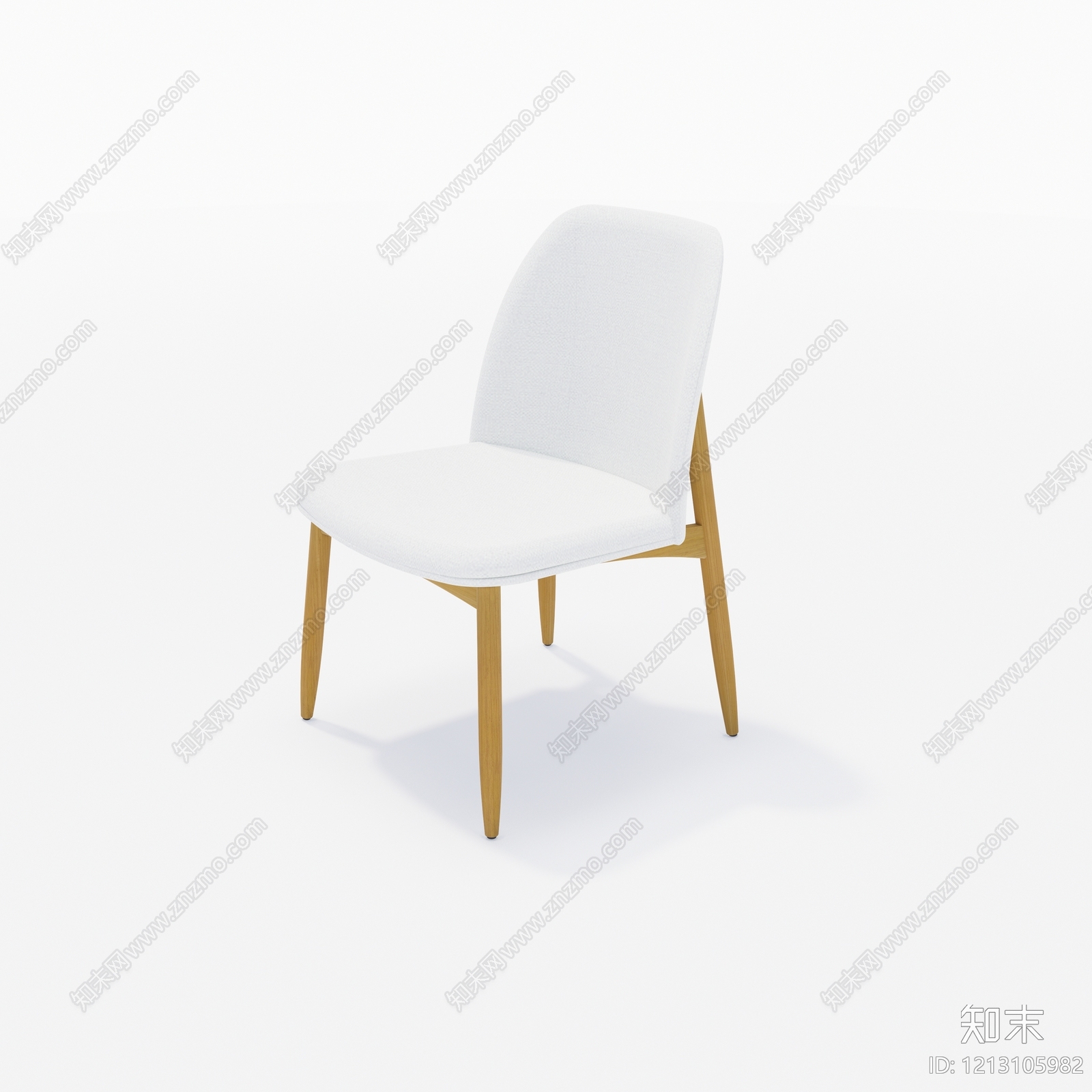 北欧餐椅SU模型下载【ID:1213105982】