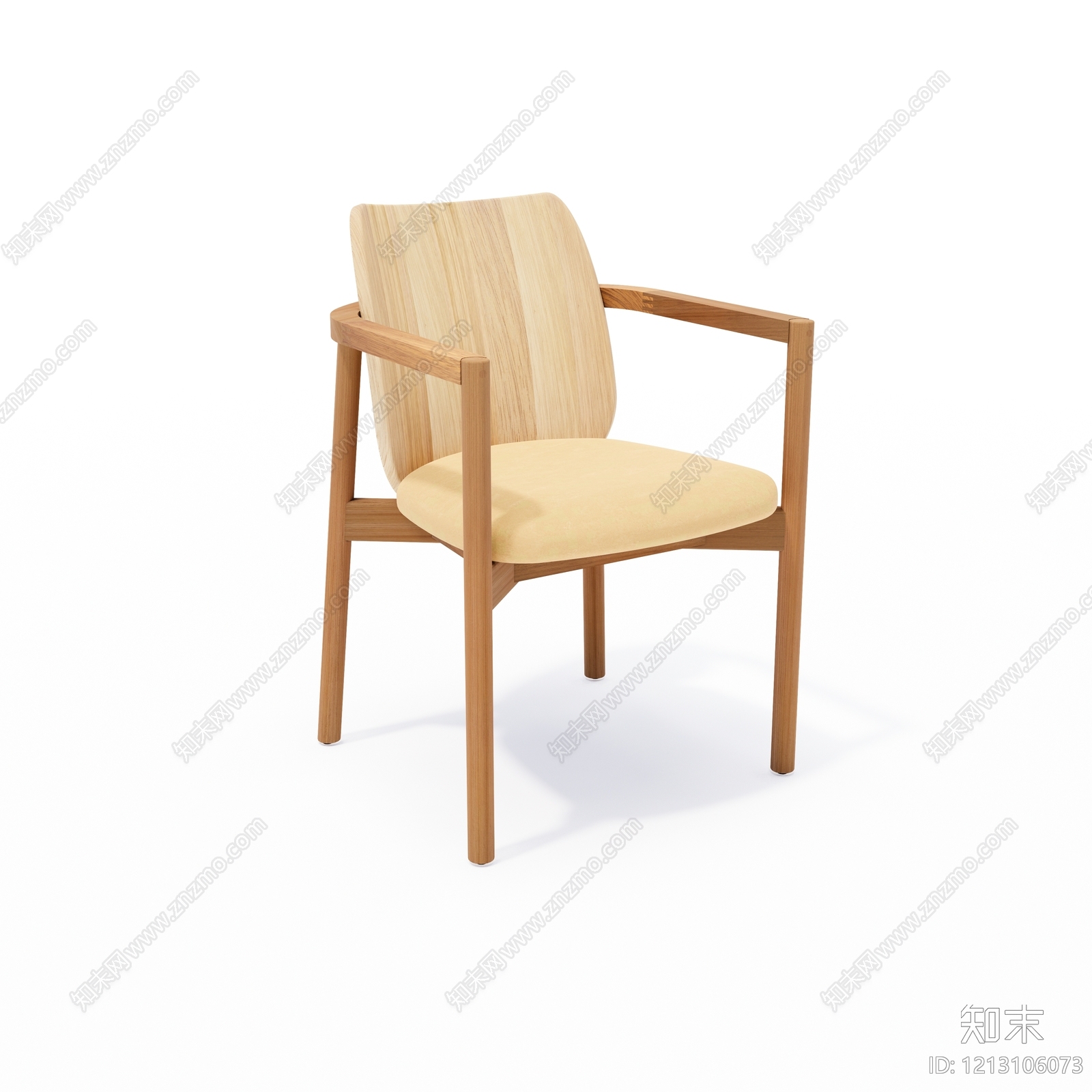 原木风餐椅SU模型下载【ID:1213106073】